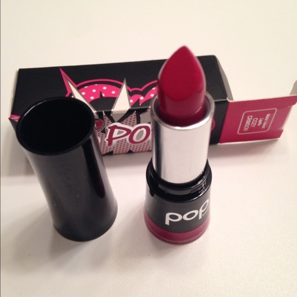 POP Matte Velvet Lipstick in Cozy Crimson